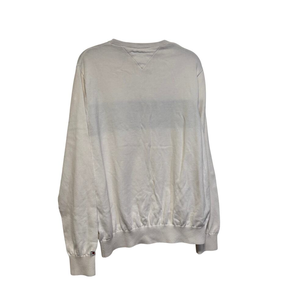 Tommy Hilfiger White Pullover Sweater L/G - Picture 8 of 8